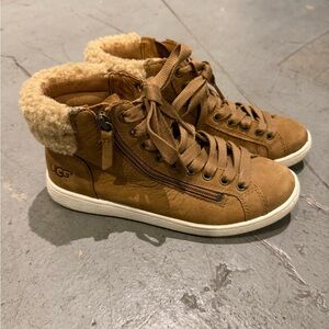 UGG Brown High-Top Sneakers